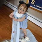 22  Reborn Dolls Lifelike Handmade Girl Full Body Vinyl Newborn Baby Xmas Gifts