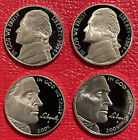 2004 - 2005 S Jefferson Nickel Proof Westward Journey 4 Coin Run Bison Ocean  