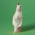 Adrian Pottery Flowered Pie Bird Gold Beak