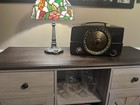 Vintage 1950s Mid Century Zenith Am fm H725 Bakelite Tube Radio Tested Works 