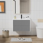 24   30   36  Wall Mounted Bathroom Vanity Set With Sink Top  Faucet And Drain