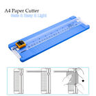 A4 Photo Paper Cutter Guillotine Card Trimmer Ruler Office Art Heavy Duty Blue