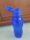 New Tupperware Eco Water Bottle 1l 36oz With Flip Top Pour Seal Electric  Blue