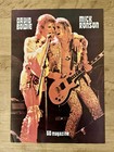 David Bowie Mick Ronson 1974 Clip Poster Swedish Music Magazine Go 1970s Rare
