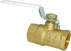 Fnw Low Lead 600  Wog 2-piece Threaded Full Port Brass Ball Valve 1 2 In 12 7mm