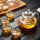 Heat Resistant Glass Teapot 400ml 1000ml With Infuser For Kung Fu Herbal Tea