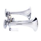 United Pacific 46129 Chrome 3 Trumpet Train Horn  12v  150 Psi Max - 1 Unit