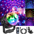 Party Magic Disco Ball Light Led Club Rgb Rotating Club Dj Stage Lights   Remote