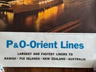 P o Orient Cruise Lines    sail The South Pacific    Travel Poster 28   x21    - Rare 