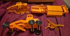 Vintage Marx Construction Camp Playset Figures  11  And Vehicles Incomplete