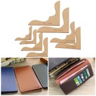 8pcs Flower Pattern Acrylic Wallet Corner Template Diy Leather Craft Popular