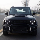 Glossy Black Universal Car Front Flow Air Intake Outlet Hood Scoop Vent Cover 