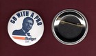 Mike Ditka  go With A Pro  Budget Car   Truck Rental Advertising Pin Back Button
