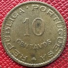 India  Portuguese 1961 Bronze 10 Centavos  Km  30
