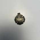 Vintage Sterling Fd Ny Badge 11145 Maltese Cross Pendant