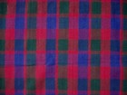 Cotton Dish Towels Red Green Blue Plaid 17  X 24  Set Of Two New