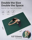 Large Yoga Mat  75   52   1 2inch  extra Wide Tpe Exercise Mat non-slip Workout 