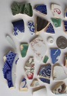45 Pieces Pottery Maine Sea Glass Pottery Blue Green White Pink Multiple Color