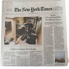 The New York Times Newspaper March 22 2026 Sunday Complete Print Paper Unread