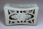 A Very Rare fine Korean Inlaid And Open-work Celadon Pillow-12th C 