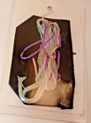 Janlynn  pink And Green Quilt Square Lil  Tote  Ribbon Embroidery Kit