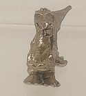 Vintage Miniature Pewter Dragon Figurine Fantasy Mythical