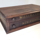 Willimantic 2-drawer Spool Cabinet Antique Victorian Country Store Display