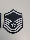 Vtg U s  Air Force Master Sergeant Insignia Military Uniform Rank Patches - New