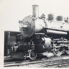 Western Pacific Railroad Engine Locomotive No  77 Antique Photo