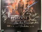 Star Wars Episode 1 Signed Movie Poster With Coa   11 Signatures -neeson  Mcgreg