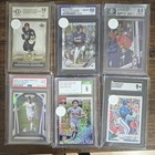 100 Mixed Sports Trading Card Lot           Graded Cards  Rookies  Inserts  And More