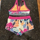 Athleta Girl Size 14 Xl  Paradise Splash Bikini Top cannonball Short Swim Suit