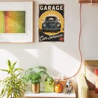 Vintage Racing Metal Sign  Retro Garage Tin Sign  Car Lover Gift wall Decor For