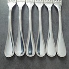 Christofle Perles 6pcs Silverplate Flatware Standard Fork Very Good    