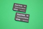 Lot Of 2 Sandisk 2gb Memory Stick Pro Duo Genuine Memory Cards