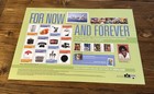 Vintage Usps Postage Stamp Advertising Poster 16 5 X 14  2011 Stamps Cars  Toy S