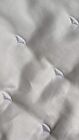 Set Of 2 Hotel Collection Quilted Euro Pillow Shams White Cotton Bedding 26  Sq 