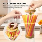 Hoytamdar Straw Holder Dispenser For Counter12-inch Drinking Straw Dispenser