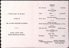 1945 Hotel Diplomat Menu New York City Wedding Dinner Mr Mrs Bernard Saltzman