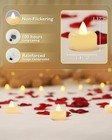 12-150 Flameless Led Tea Lights Candles Votive With Batteries Fake Tealight Diy