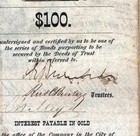 1870  Colorado - United States  Emigration - Ambrose Burnside  Stock Certificate