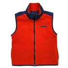 Vintage Nike Reversible Vest Toddler 4 Blue Red Fleece Zip Pockets Swoosh Logo