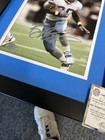 Barry Sanders Signed Photo Autographed 13x15 Framed  in Blue  -  schwartz Coa 