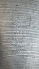 Vintage Zildjian Avedis 1970s Thin Stamp 14    Hi Hat Bottom Cymbal