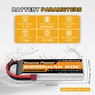11 1v 3s 6200mah 50c Lipo Battery Deans For Rc Car Helicopter Quad Drone Truck