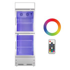 New Commercial 2 Glass Door Cooler Refrigerator Beverage Display Merchandiser