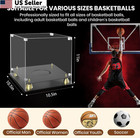 Acrylic Basketball Case Display - Clear Full Case 