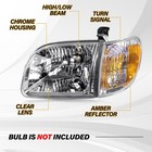 Headlight Assembly With Corner Light Compatible With Toyota Tundra 2000 2001 200