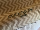 Dock A Tot Deluxe Grand White Green Stripe Gently Used