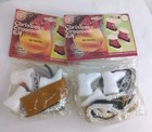 2 Kits Vintage Diy Bead Sequin Kit Walco Christmas Ornament Ice Skates New Old S